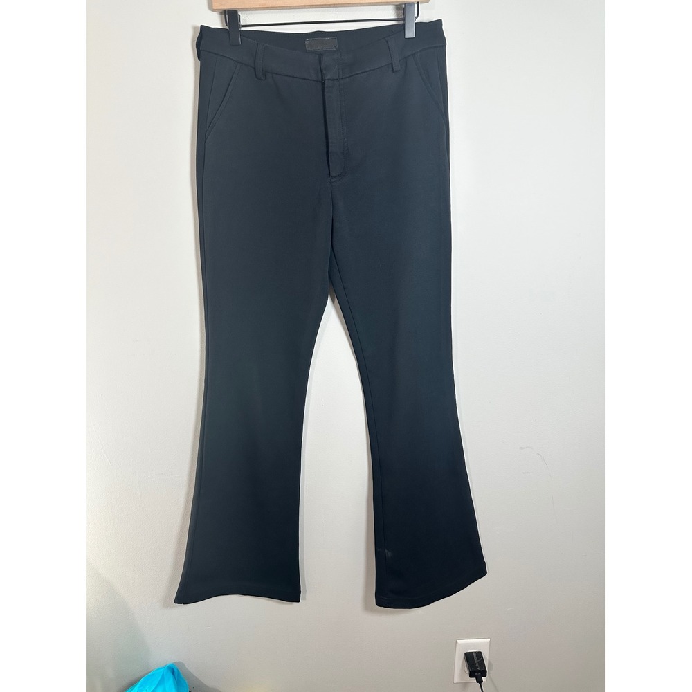 KUT from the Kloth Women Black Bootcut Stretch Trousers Career Pants 10